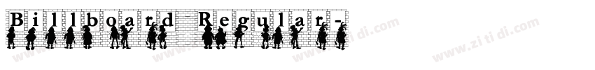 Billboard Regular字体转换